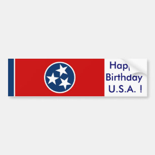 Autocollant De Voiture Drapeau de Sticker du Tennessee
