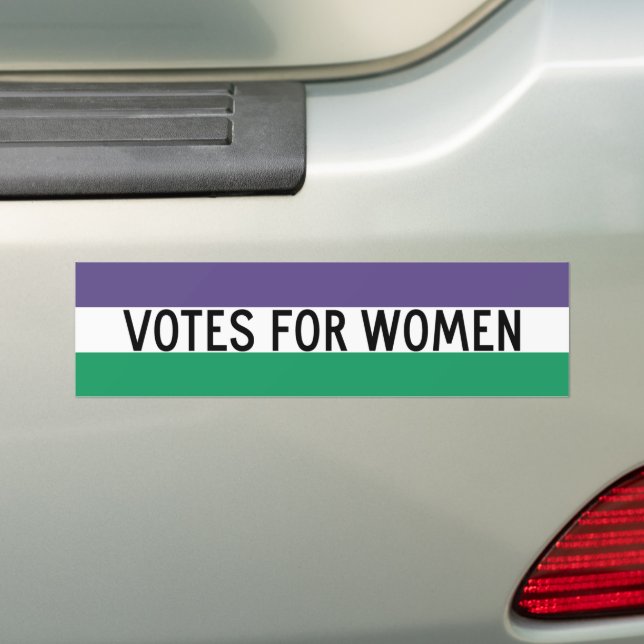 Autocollant De Voiture Drapeau de Suffragette Votes pour le suffrage fémi (En voiture)