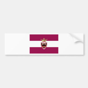 Autocollant De Voiture Drapeau de Trentino (Italie)