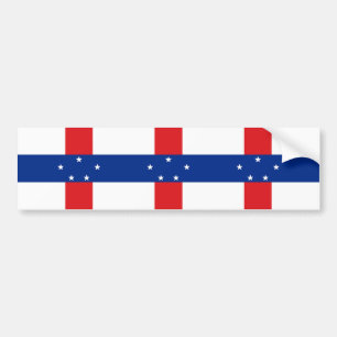 Autocollant De Voiture Drapeau des Antilles Pays-Bas