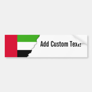 Autocollant De Voiture Drapeau des EAU Emirats Arabes Unis