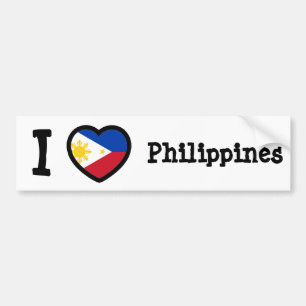 Autocollant De Voiture Drapeau des Philippines