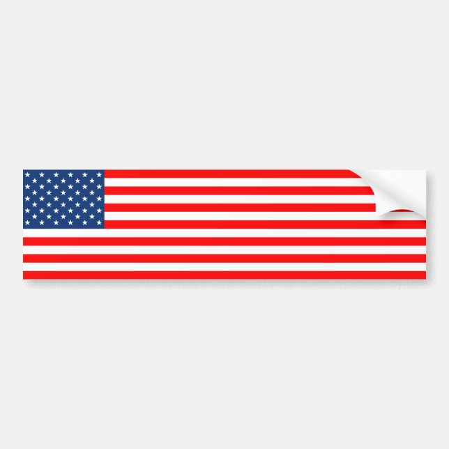 Autocollant De Voiture Drapeau des USA (Devant)