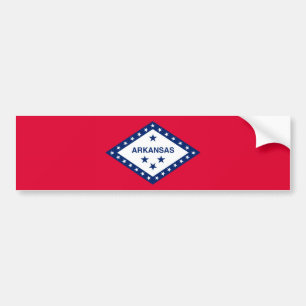 Autocollant De Voiture Drapeau d'État Arkansas