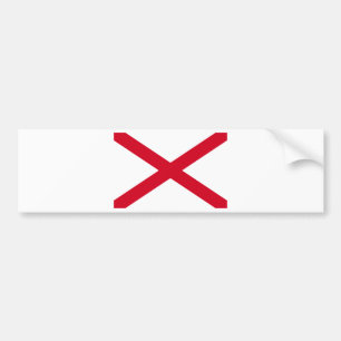 Autocollant De Voiture Drapeau d'État de l'Alabama