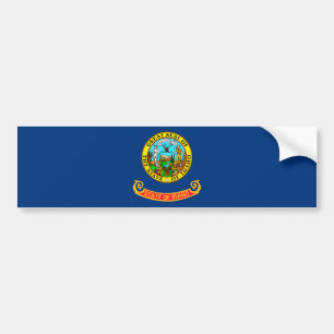 Autocollant De Voiture Drapeau d'État Idaho