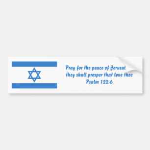 Autocollant De Voiture Drapeau d'Israël,