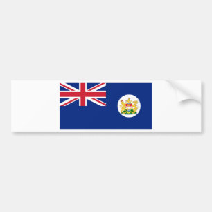Autocollant De Voiture Drapeau du 英屬香港 de Hong Kong (1959 - 1997)