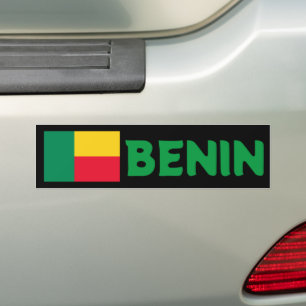 Autocollant De Voiture Drapeau du Bénin