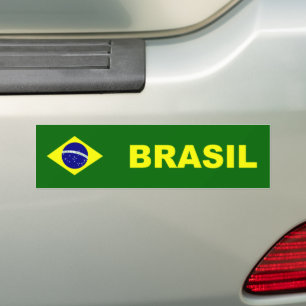 Autocollant De Voiture Drapeau du Brésil / Brésil