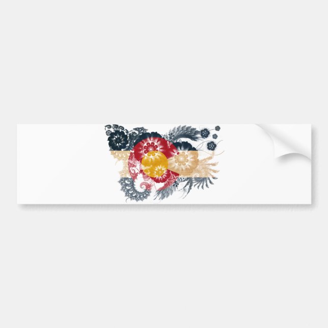 Autocollant De Voiture Drapeau du Colorado (Devant)