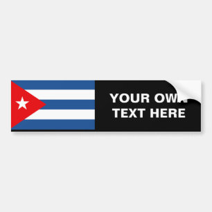 Autocollant De Voiture Drapeau du Cuba