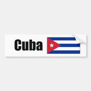 Autocollant De Voiture Drapeau du Cuba