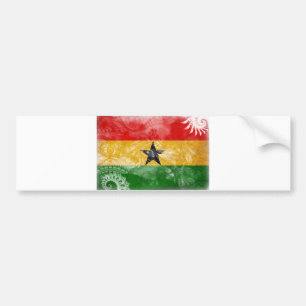 Autocollant De Voiture Drapeau du Ghana