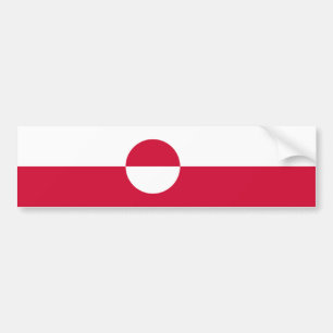 Autocollant De Voiture Drapeau du Groenland