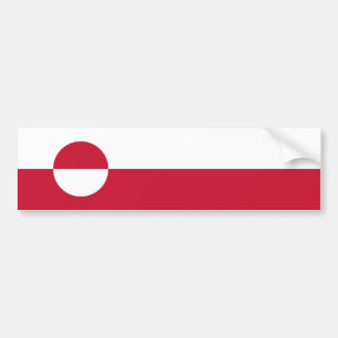 Autocollant De Voiture Drapeau du Groenland