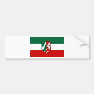Autocollant De Voiture Drapeau du nord de l'Allemagne le Rhin