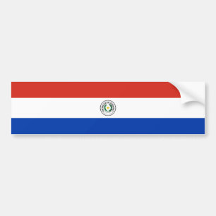 Autocollant De Voiture Drapeau du Paraguay