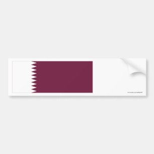 Autocollant De Voiture Drapeau du Qatar