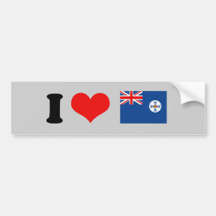 Autocollant De Voiture Drapeau du Queensland