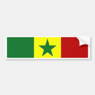 Autocollant De Voiture Drapeau du Sénégal