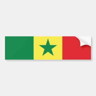 Autocollant De Voiture Drapeau du Sénégal