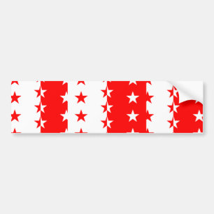 Autocollant De Voiture Drapeau du Valais, Suisse