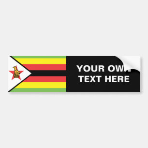 Autocollant De Voiture Drapeau du Zimbabwe