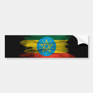 Autocollant De Voiture Drapeau éthiopien bracelet, drapeau national