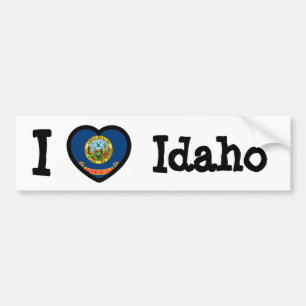 Autocollant De Voiture Drapeau Idaho