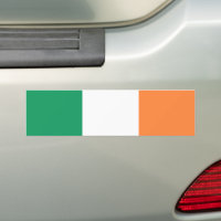Drapeau irlandais vert blanc orange tricolore