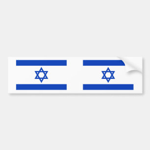 Autocollant De Voiture Drapeau Israël