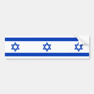Autocollant De Voiture Drapeau israélien (Israël)