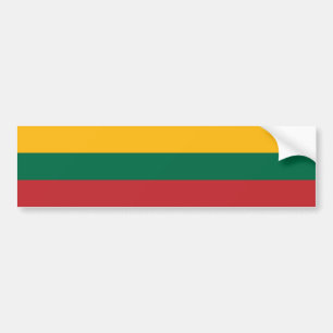 Autocollant De Voiture Drapeau lituanien