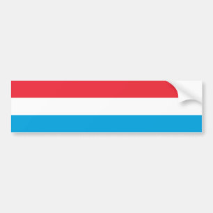 Autocollant De Voiture Drapeau Luxembourg