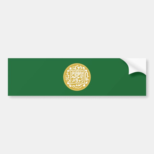 Autocollant De Voiture Drapeau musulman des Rohingya (Devant)