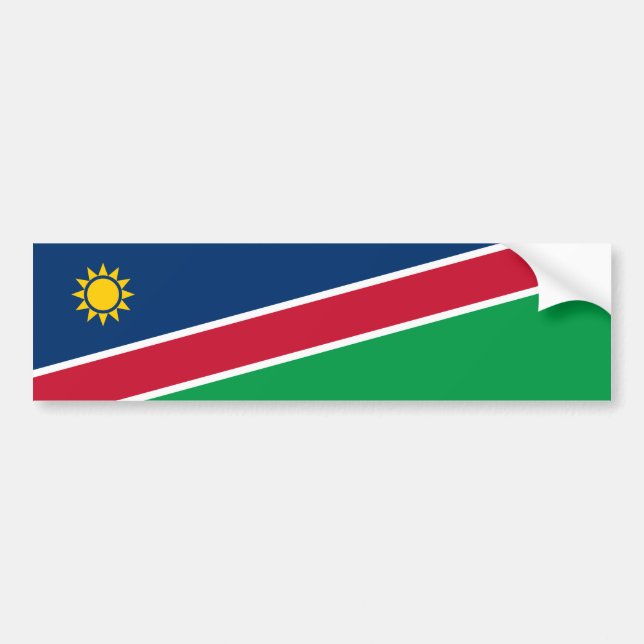 Autocollant De Voiture Drapeau Namibie (Devant)