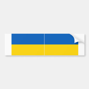 Autocollant De Voiture Drapeau national de DEUX Ukraine