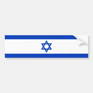 Autocollant De Voiture Drapeau national de l'Israël - version authentique
