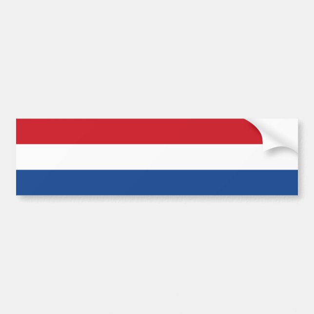 Autocollant De Voiture Drapeau néerlandais, Hollande, néerlandaise (Devant)
