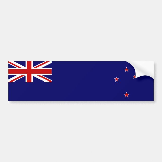 Autocollant De Voiture Drapeau néo-zélandais (Devant)