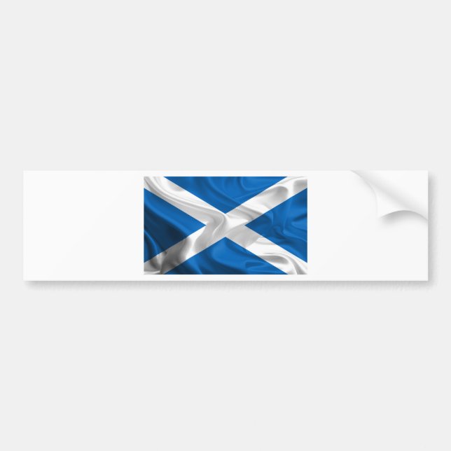Autocollant De Voiture Drapeau officiel écossais pour l'indépendance (Devant)