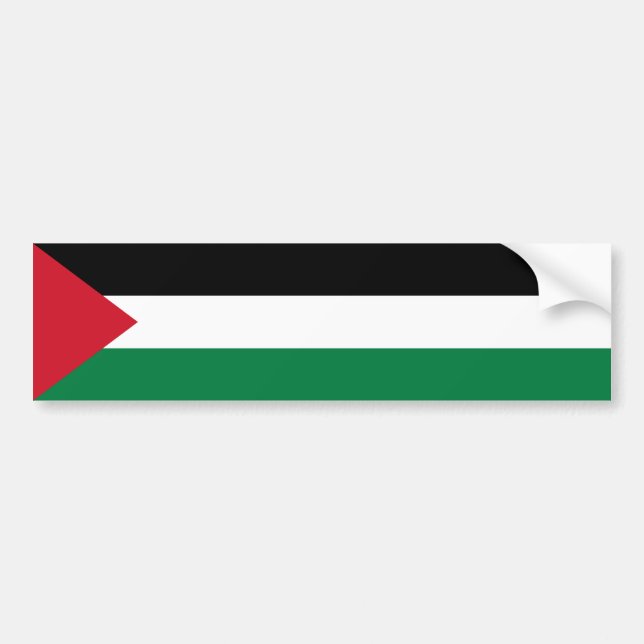Autocollant De Voiture Drapeau palestinien (Devant)