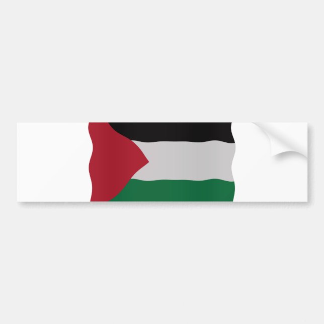 Autocollant De Voiture Drapeau palestinien (Devant)