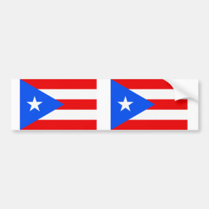 Autocollant De Voiture Drapeau Porto Rico