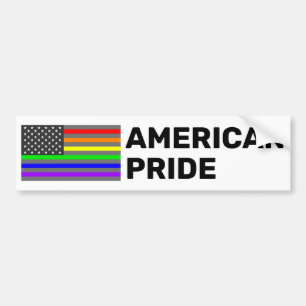 Autocollant De Voiture drapeau Rainbow US