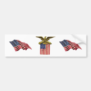 Autocollant De Voiture Drapeau Rouge blanc bleu étoiles Stripes États-U