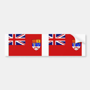 Autocollant De Voiture Drapeau rouge canadien de drapeau