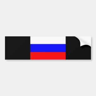 AUTOCOLLANT DE VOITURE DRAPEAU RUSSE