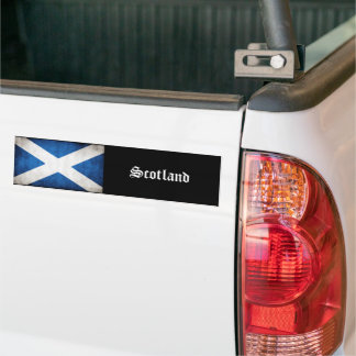Autocollant De Voiture Drapeau Scotland Grunge